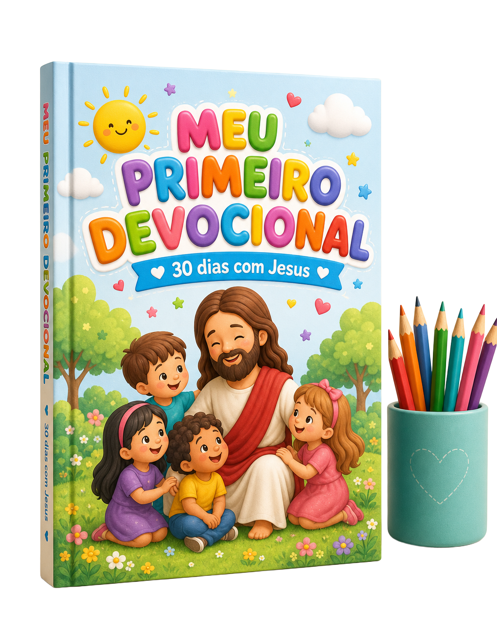 Capa do eBook Meu Primeiro Devocional - 30 dias com Jesus